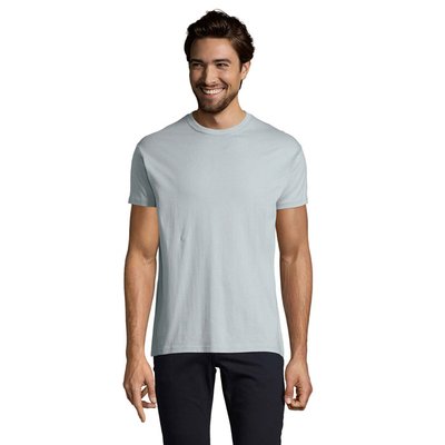 Camiseta Hombre Tubular 100% Algodón Ice Blue XL