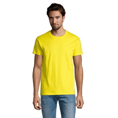 Camiseta Hombre Tubular 100% Algodón Limon 3Xl