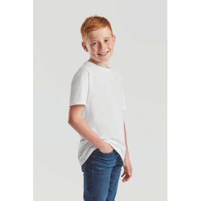 Camiseta infantil algodón corte básico