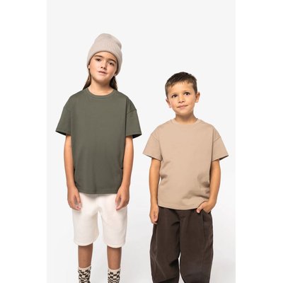 Camiseta infantil de algodón orgánico