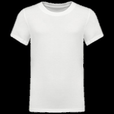 Camiseta infantil corte ajustado 100% algodón White 6/8 ans