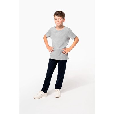 Camiseta infantil corte ajustado 100% algodón