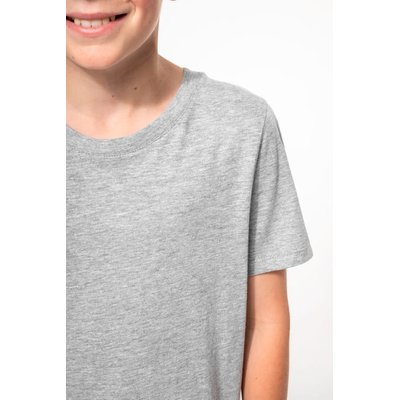 Camiseta infantil corte ajustado 100% algodón