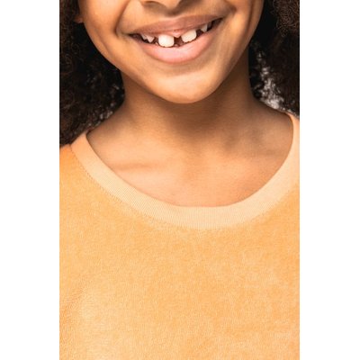 Camiseta infantil vegan Tejido de rizo