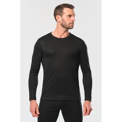 Camiseta interior cuello redondo Black Xxs