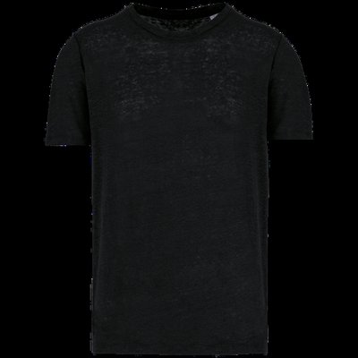 Camiseta lino hombre Black L