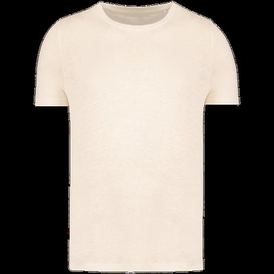 Camiseta lino hombre Ivory M