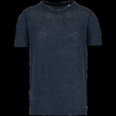 Camiseta lino hombre Navy Blue L
