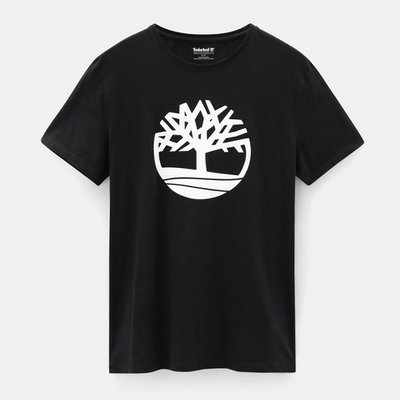 Camiseta con Logo de árbol Black L