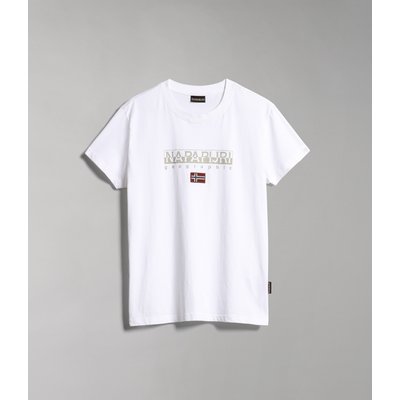 Camiseta con logotipo y bandera Bright white XXL