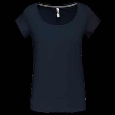 Camiseta manga corta algodón mujer Navy L