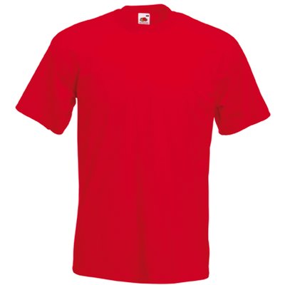 Camiseta manga corta algodón Red XXL