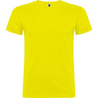Camiseta Manga Corta con Elastano Amarillo Xl