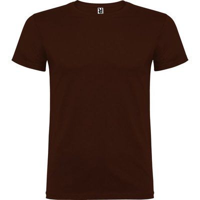 Camiseta Manga Corta con Elastano Chocolate 3Xl
