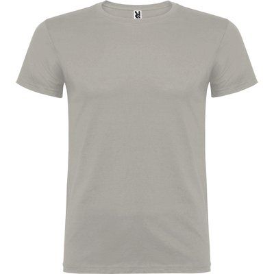 Camiseta Manga Corta con Elastano Gris Perla 3Xl