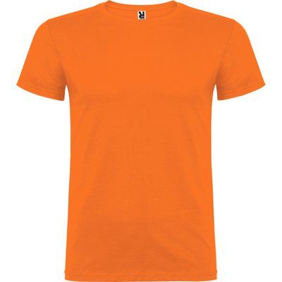 Camiseta Manga Corta con Elastano Naranja M