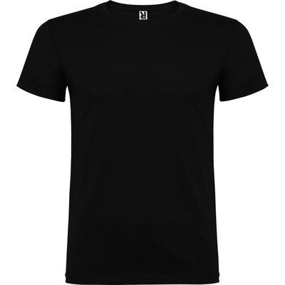 Camiseta Manga Corta con Elastano Negro 3/4