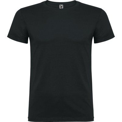 Camiseta Manga Corta con Elastano Plomo Oscuro M