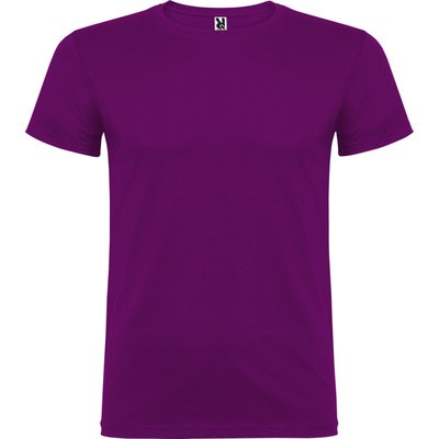 Camiseta Manga Corta con Elastano Púrpura Xs