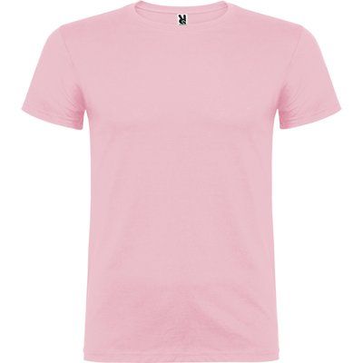 Camiseta Manga Corta con Elastano Rosa Claro 2Xl
