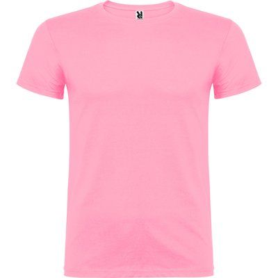 Camiseta Manga Corta con Elastano Rosa Seda 7/8