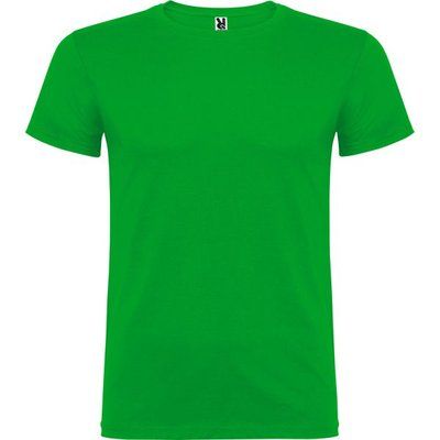 Camiseta Manga Corta con Elastano Verde Grass M