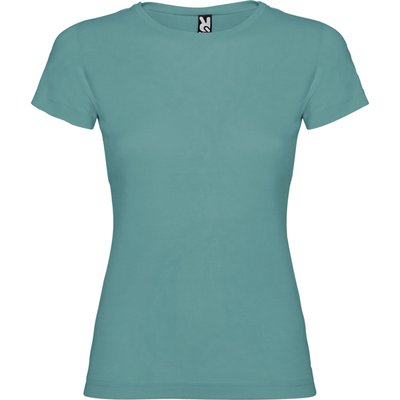 Camiseta de manga corta entallada Azul Dusty S
