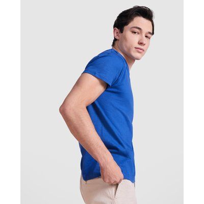 Camiseta manga corta escote en pico tubular