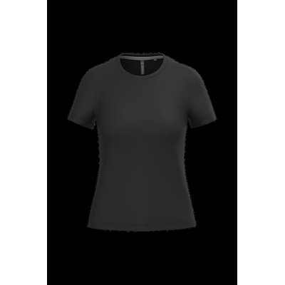 Camiseta manga corta mujer algodón Black L