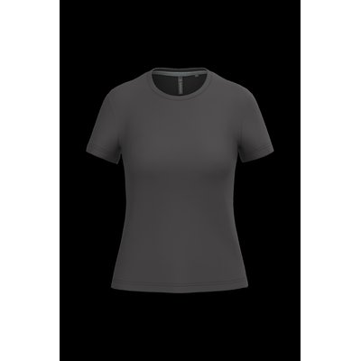 Camiseta manga corta mujer algodón Dark Grey Xl
