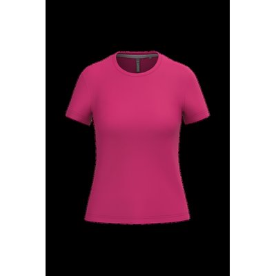 Camiseta manga corta mujer algodón Fuchsia Xl