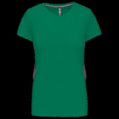 Camiseta manga corta mujer algodón Kelly Green XXL