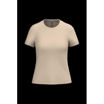 Camiseta manga corta mujer algodón Light Sand S