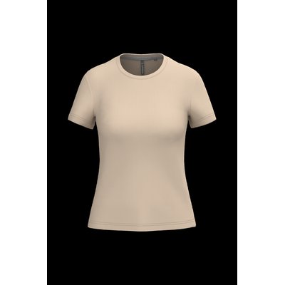 Camiseta manga corta mujer algodón Light Sand Xl