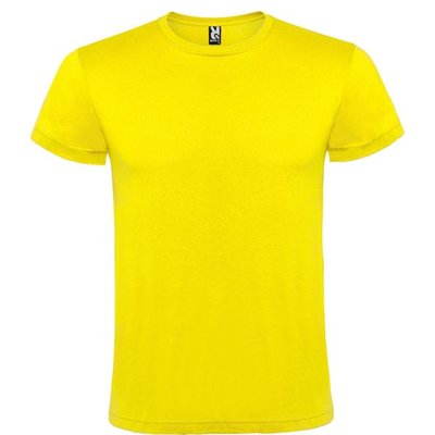 Camiseta Manga Corta Tubular Amarillo 3XL