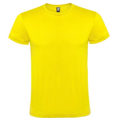 Camiseta Manga Corta Tubular Amarillo 3XL