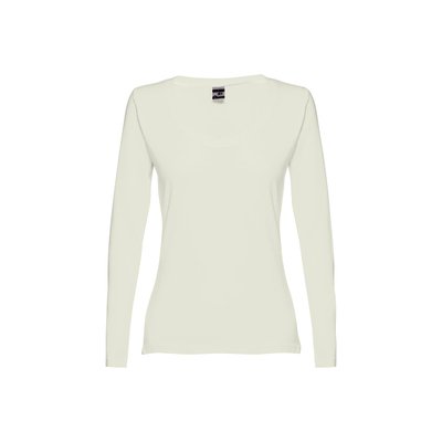 Camiseta manga larga ajustada para mujer