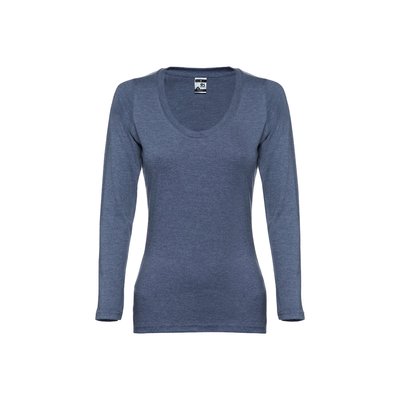 Camiseta manga larga ajustada para mujer