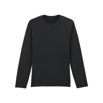 Camiseta manga larga algodón de chico Black L