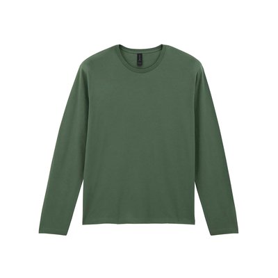 Camiseta manga larga algodón de chico Military Green 3XL