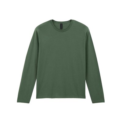 Camiseta manga larga algodón de chico Military Green S