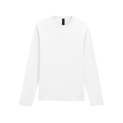 Camiseta manga larga algodón de chico White Xl