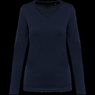 Camiseta manga larga algodón mujer Deep Navy XS