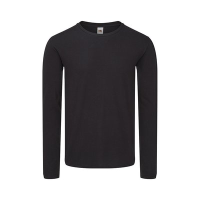 Camiseta Manga Larga Algodón Peinado Neg S