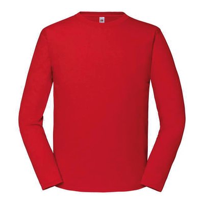 Camiseta de manga larga algodón Red L