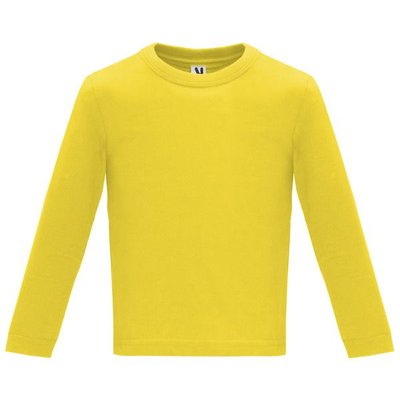 Camiseta Manga Larga Bebé Amarillo 18 MESES