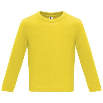 Camiseta Manga Larga Bebé Amarillo 18 MESES