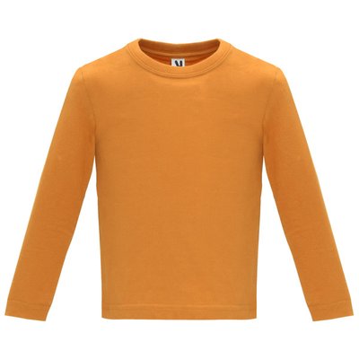 Camiseta Manga Larga Bebé Naranja 18 MESES