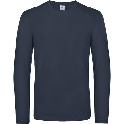 Camiseta manga larga hombre algodón Navy 4XL