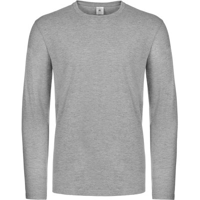 Camiseta manga larga hombre algodón Sport Grey M